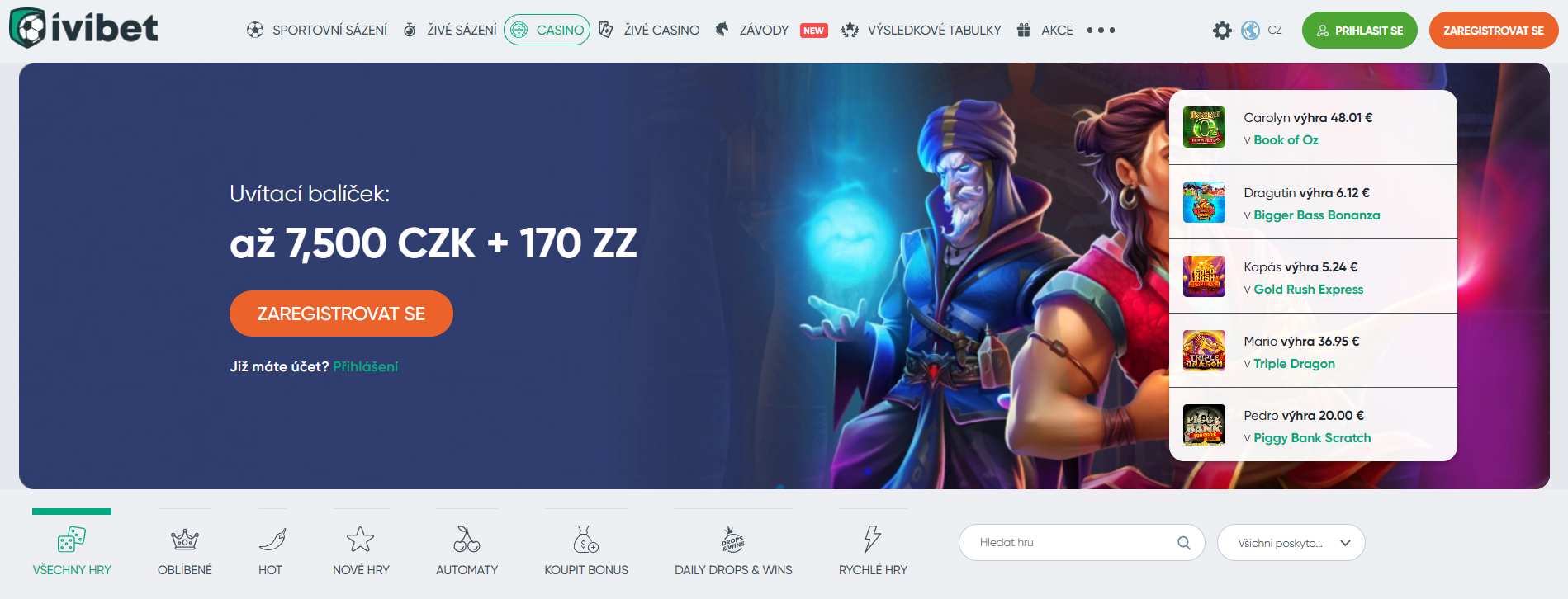Ivibet cz uvitaci bonus