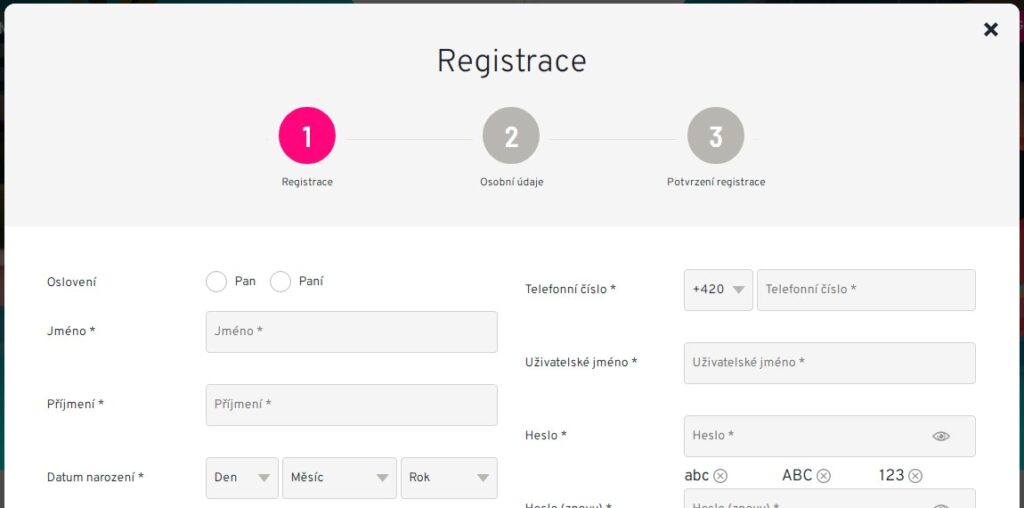 Apollo Games registrace