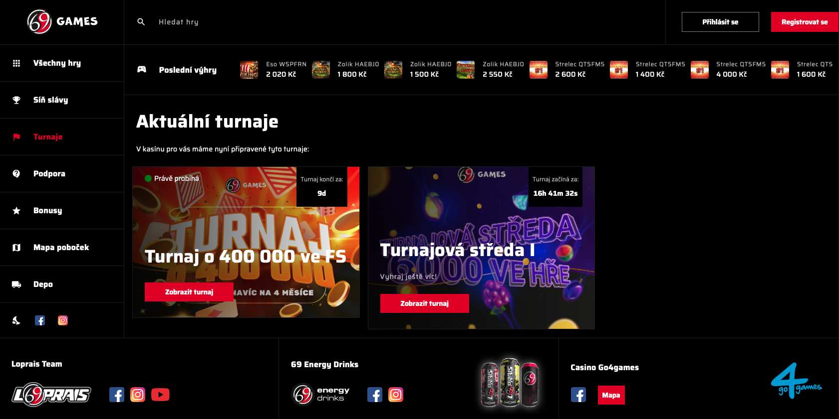 69Games casino promo akce