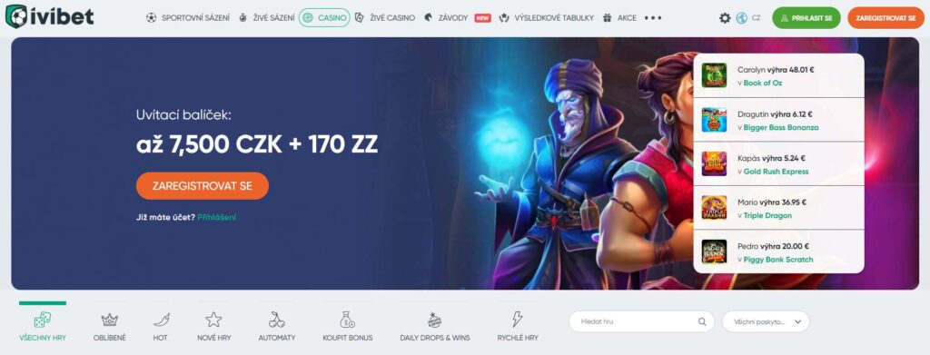 Ivibet cz uvitaci bonus