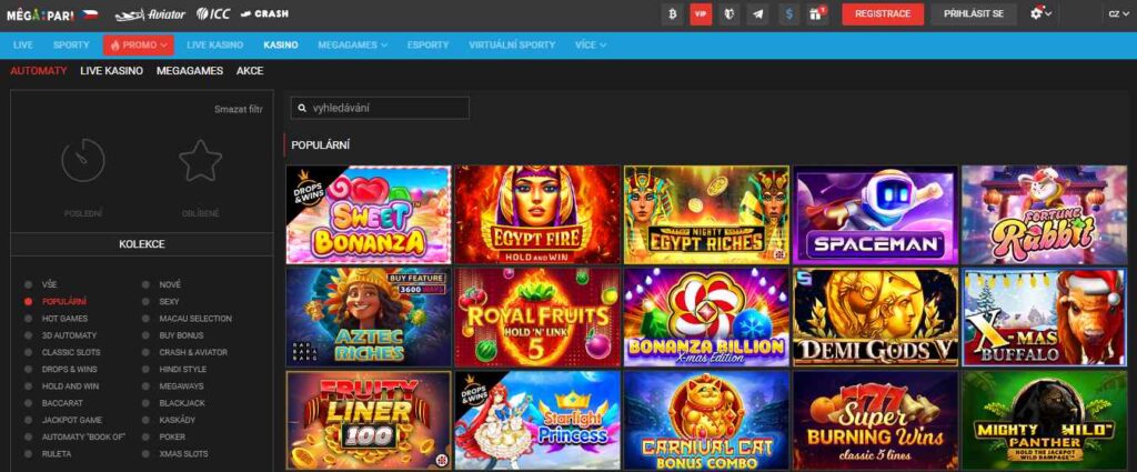 Megapari Casino Czech