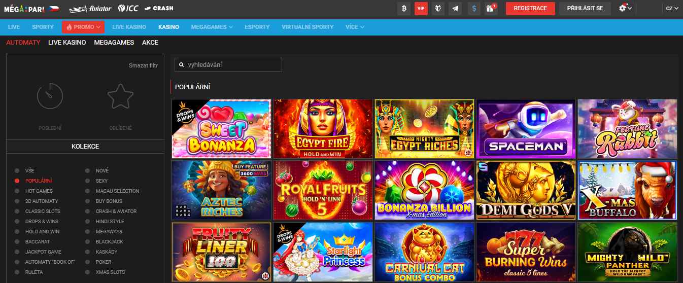 Megapari Casino Czech