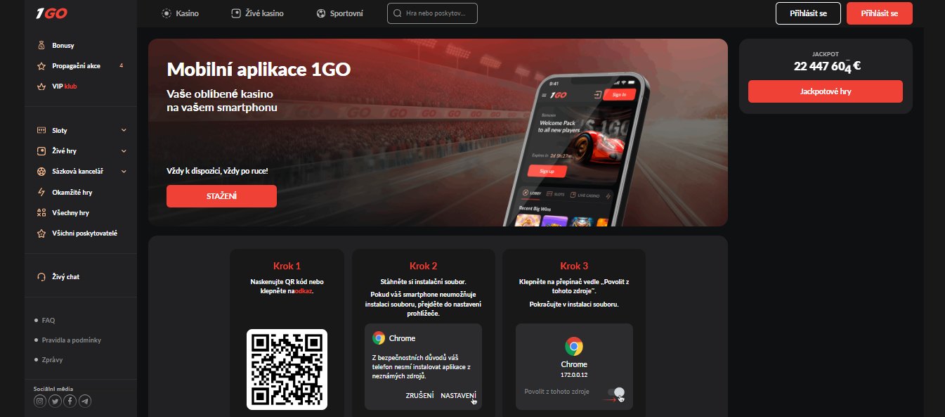 1GoCasino Mobile App, ceska-kasina.com