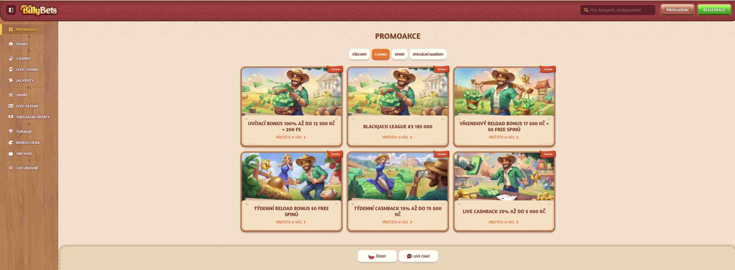 promos billybets