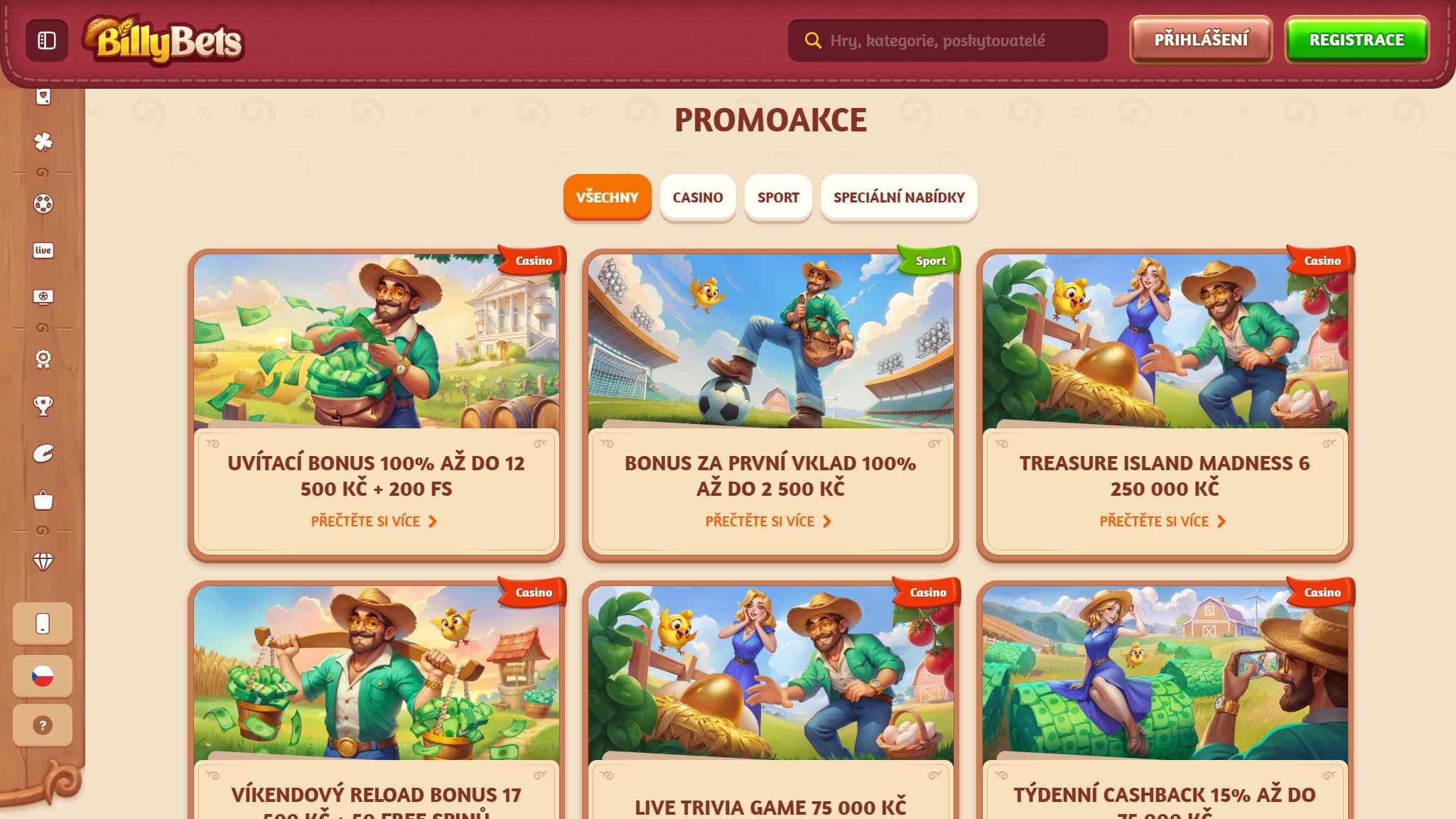 BillyBets Casino Bonusy v České Republice, ceska-kasina.com