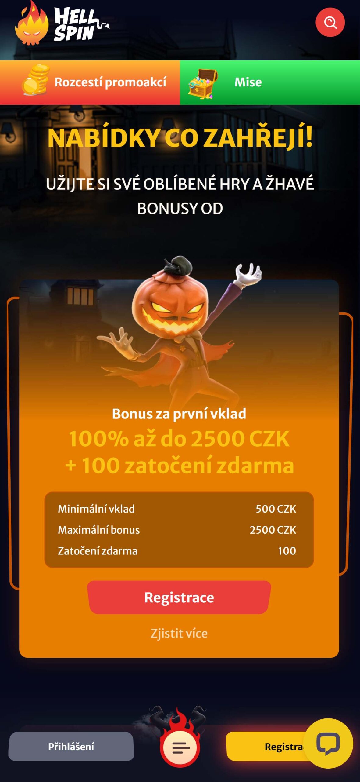 HellSpin Casino Bonusy v České Republice (mobile), ceska-kasina.com