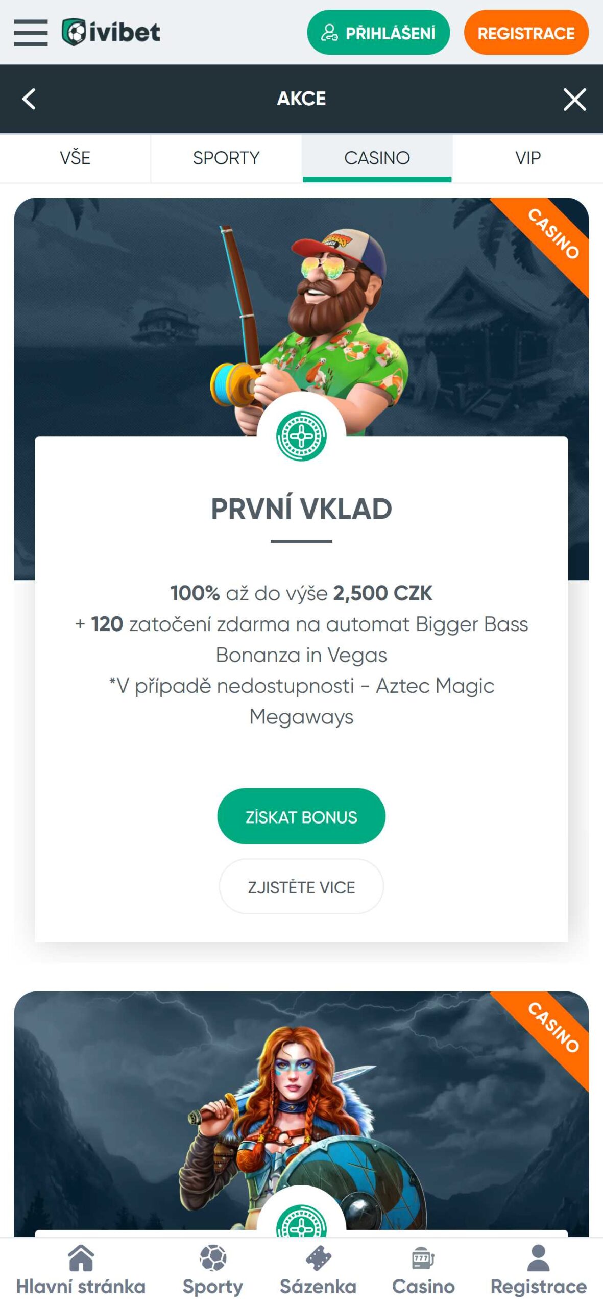 Ivibet Casino Bonusy v České Republice (mobile), ceska-kasina.com